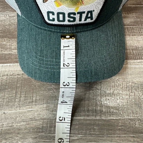 NWT Men’s Costa Del Mar Green Fishing Cap 1/8 total! - Picture 8 of 9